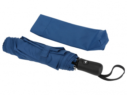 Зонт складной Marvy с проявляющимся рисунком, синий