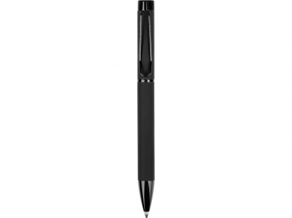 Металлическая шариковая ручка Black Lama soft-touch, черная