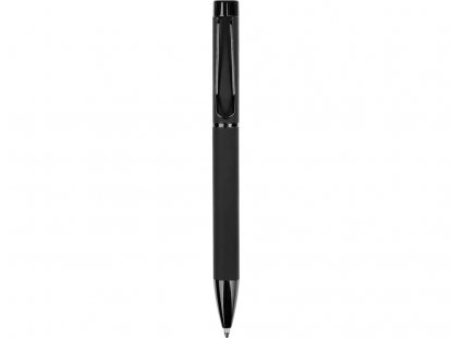 Металлическая шариковая ручка Black Lama soft-touch, черная