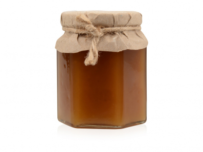 Подарочный набор Sweet teal, мёд, вид сбоку