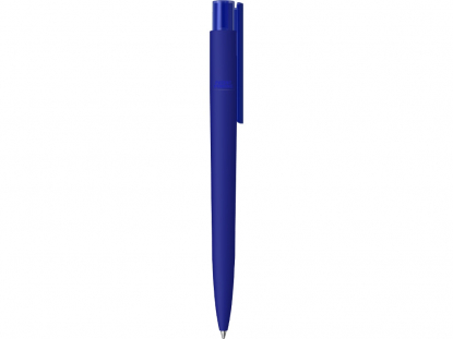 Ручка металлическая шариковая RECYCLED PET PEN PRO K transparent GUM soft-touch, синяя