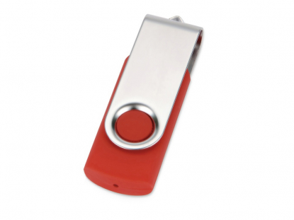 Подарочный набор On-the-go с флешкой, ручкой и зарядным устройством, красный, флешка