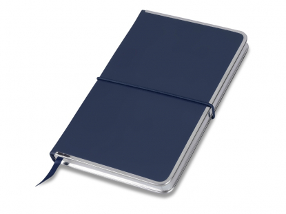 Подарочный набор Silver Sway с ручкой и блокнотом А5, синий, блокнот