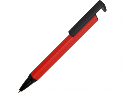 Подарочный набор Jacque с ручкой-подставкой и блокнотом А5, красный, ручка