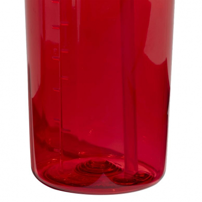Спортивная бутылка TR Bottle, красная, трубочка