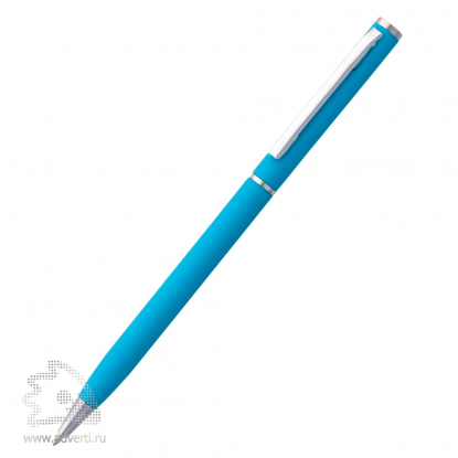 Шариковая ручка Hotel Chrome, голубая