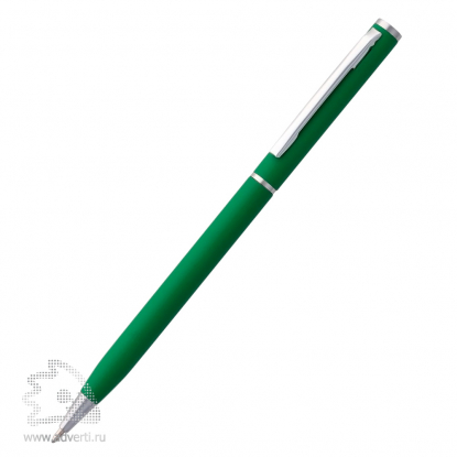 Шариковая ручка Hotel Chrome, зеленая