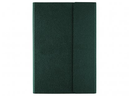 Ежедневник А5 недатированный с магнитным клапаном Venezia, зеленый
