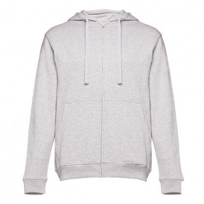 Толстовка с капюшоном на молнии AMSTERDAM 320, мужская, серый меланж