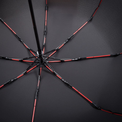 Зонт складной AOC Mini ver.2, красный, спицы