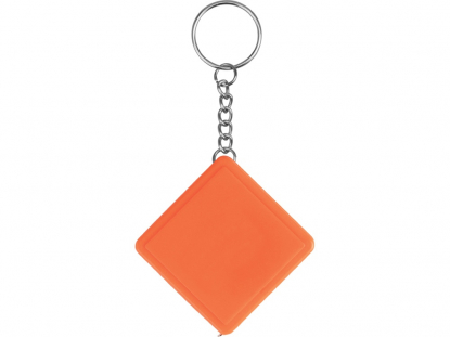 Брелок-рулетка Дюйм, оранжевый, в подвешенном виде