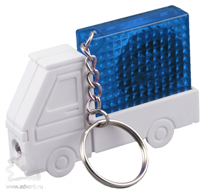 Брелок-рулетка Грузовичок, синий