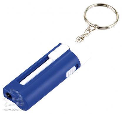Брелок-ручка с фонариком Фотон, синий