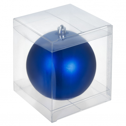 Упаковка для елочного шара, с синим шаром