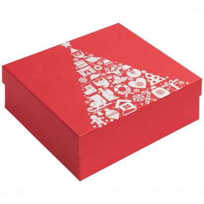 Набор Новогодняя история, красный, коробка
