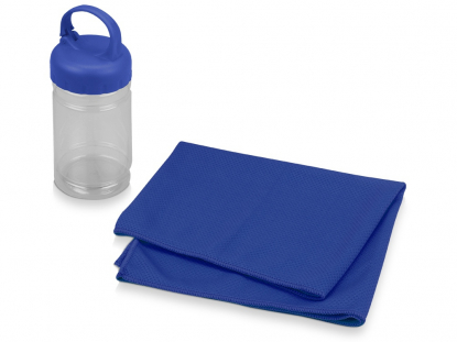 Подарочный набор Klap, синий, полотенце для фитнеса