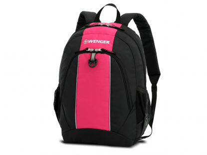 Рюкзак, Wenger, чёрный с розовым