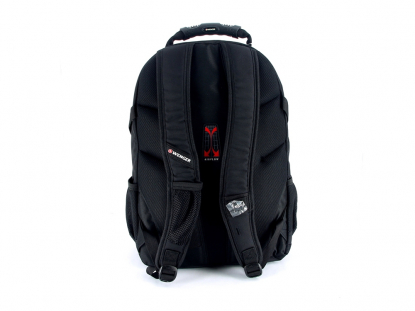 Рюкзак с отделением для ноутбука 15", Wenger, чёрный, спина