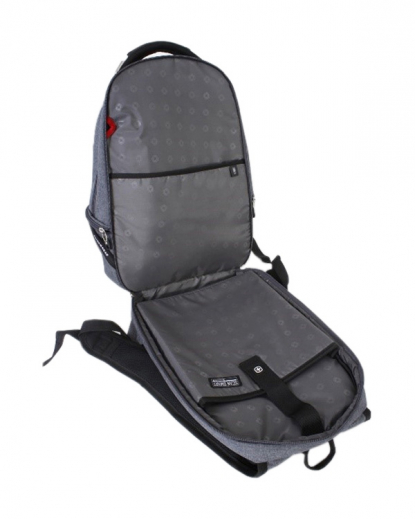 Рюкзак ScanSmart с отделением для ноутбука 15", Wenger, серый, в открытом виде