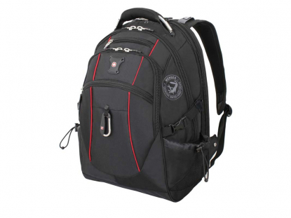 Рюкзак ScanSmart с отделением для ноутбука 15", Wenger, чёрный с красным