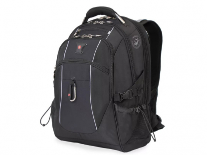 Рюкзак ScanSmart с отделением для ноутбука 15", Wenger, чёрный с серым