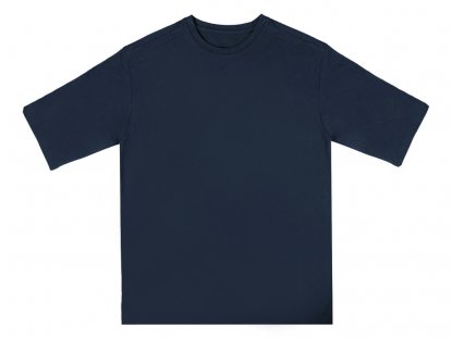 Футболка оверсайз Berlin, унисекс, темно-синяя