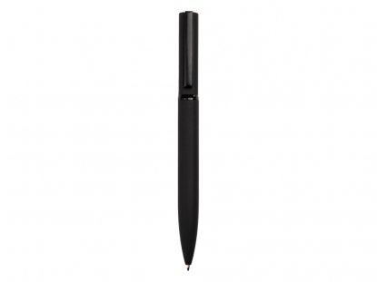 Ручка шариковая металлическая Siegfried Silver soft-touch с зеркальным слоем