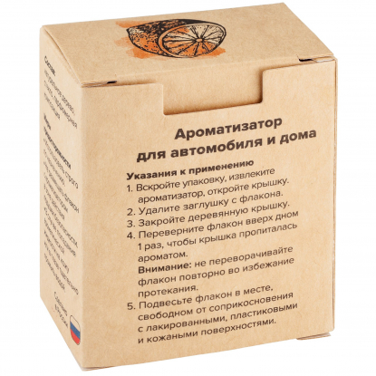 Ароматизатор воздуха Flava, цитрус, коробка сзади