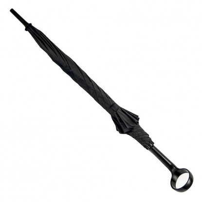 Зонт-трост Liverpool с ручкой-держателем, полуавтомат, в сложенном виде