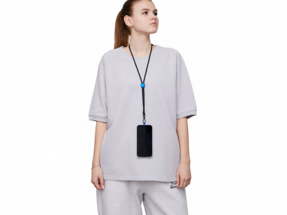 Ремешок на шею для телефона Риксо, синий