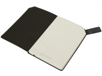 Блокнот А5 с магнитным клапаном в гибкой обложке Chaplin, серый