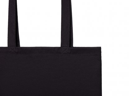 Шоппер Basio из переработанного хлопка 280 г/м2, черный