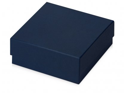 Коробка с ложементом Smooth M для ручки, флешки и блокнота А6, синяя