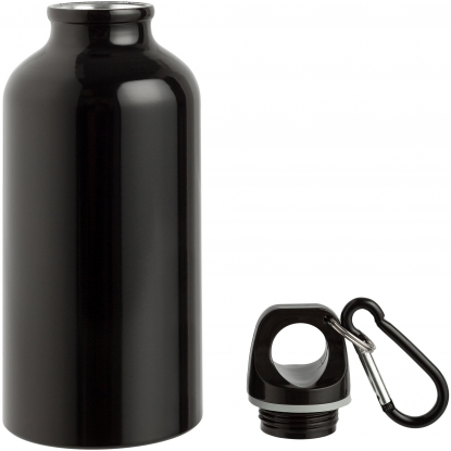 Бутылка для спорта Re-Source, чёрная, в открытом виде