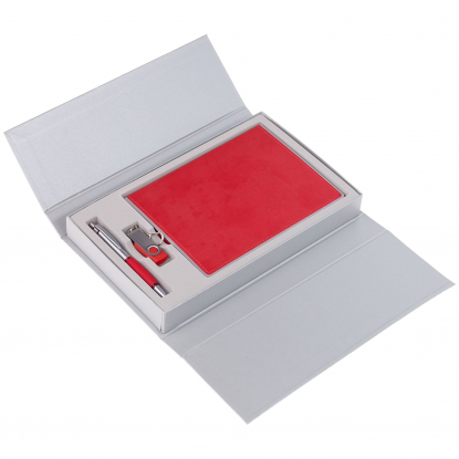 Набор Freenote, красный, в подарочной упаковке