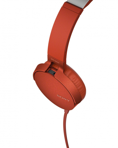 Наушники Sony XB-550, красные