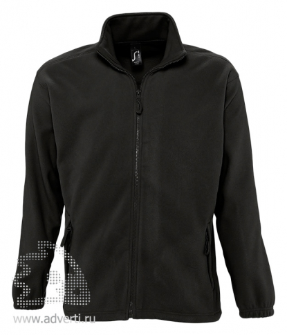 Куртка North Men 300, мужская, Sol's, Франция, черная