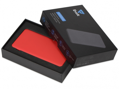 Портативное зарядное устройство Reserve с USB Type-C, 5000 mAh, красное, в коробке