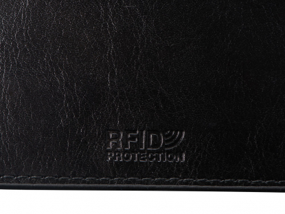 Картхолдер для 6 карт с RFID-защитой Fabrizio, черный