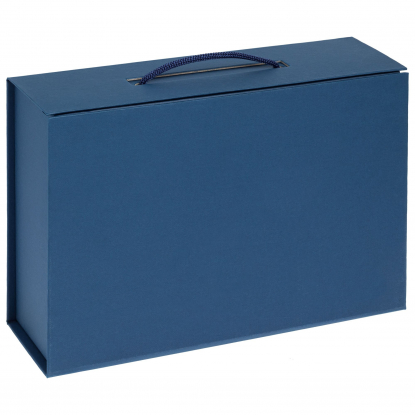 Коробка Matter, синяя, вид сбоку