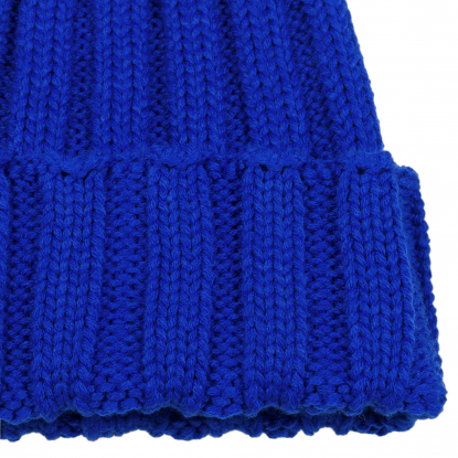 Шапка Chain Stroll, синяя, край шапки