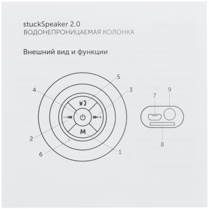 Беспроводная колонка stuckSpeaker 2.0, инструкция