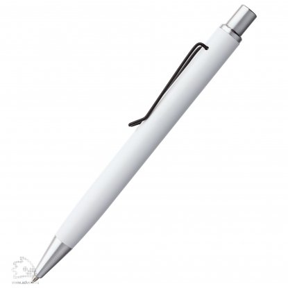 Шариковая ручка Clamp, чёрная, вид сбоку