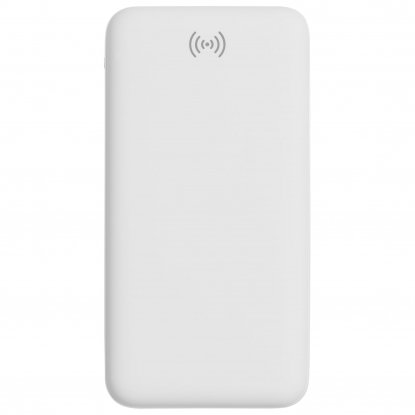 Внешний аккумулятор Uniscend All Day Wireless, 10 000 мAч, белый, вид спереди