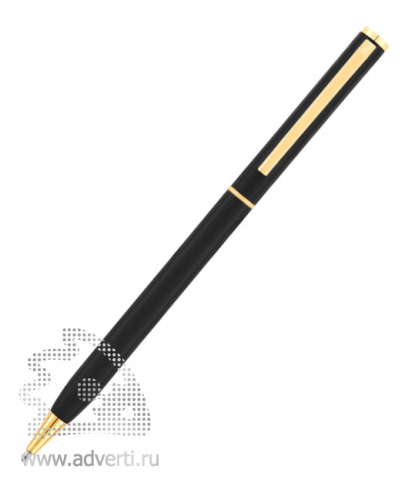 Ручка металлическая шариковая Жако, чёрная