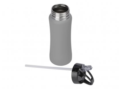 Бутылка для воды Bottle C1, soft touch, серая