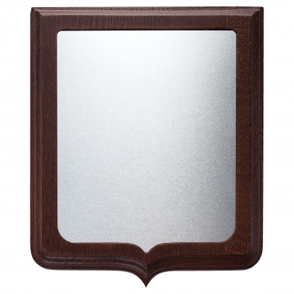 Плакетка Riddle Silver, коричневая