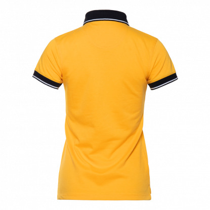 Рубашка поло Stan Contrast W, женская, желтая с черным