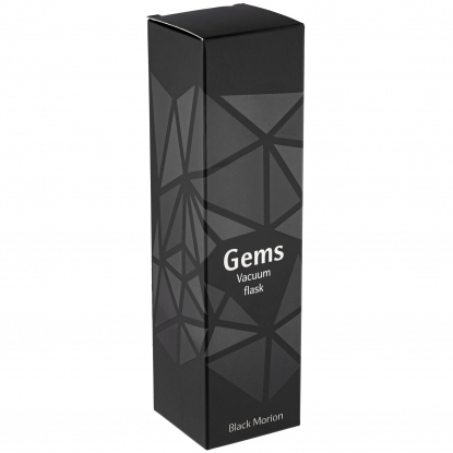 Термос Gems Black Sapphire, чёрный, коробка