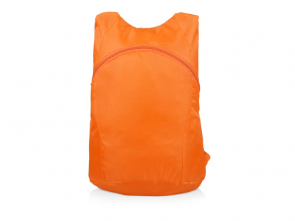 Рюкзак складной Compact, оранжевый, спереди